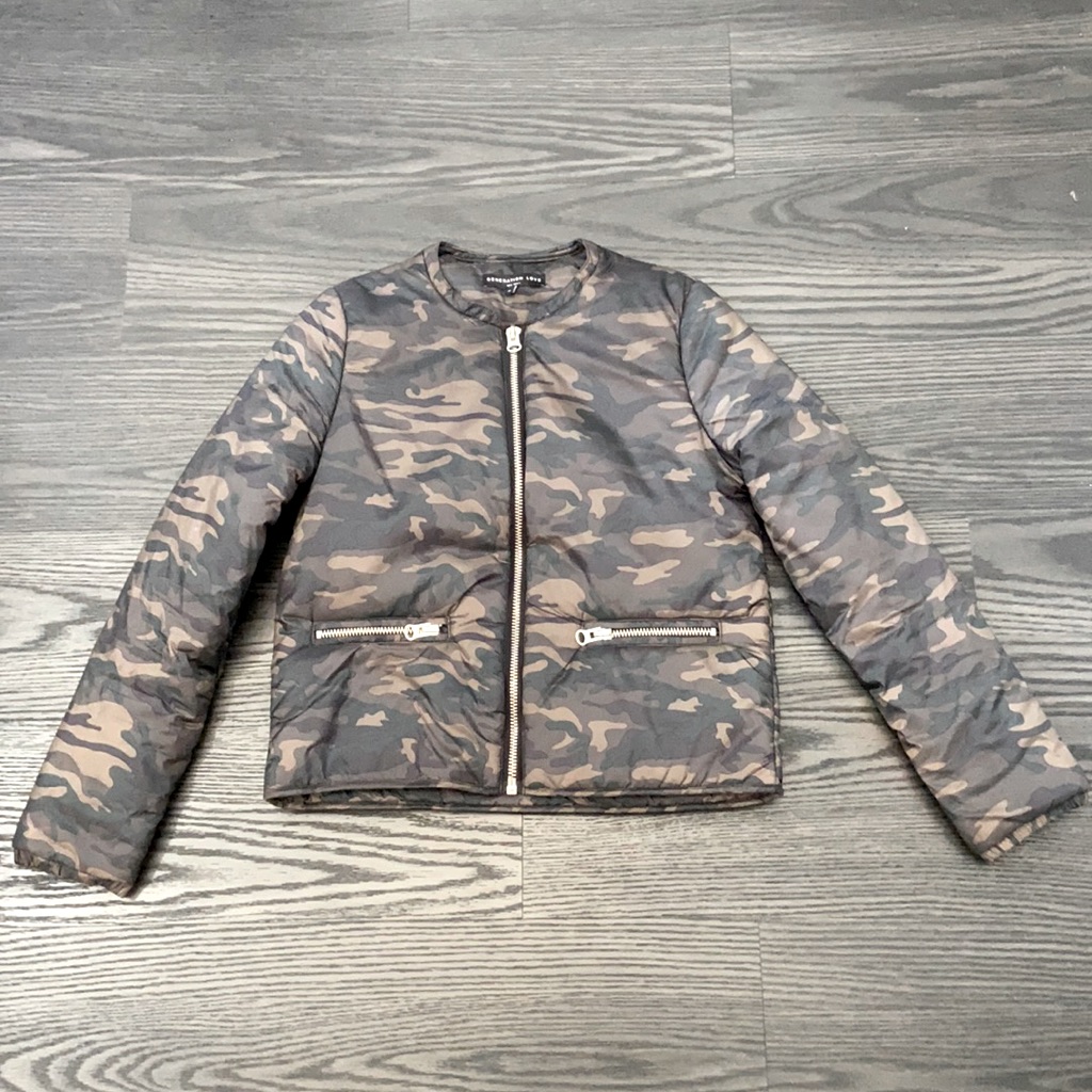 Generation Love Camo Bomber Jacket